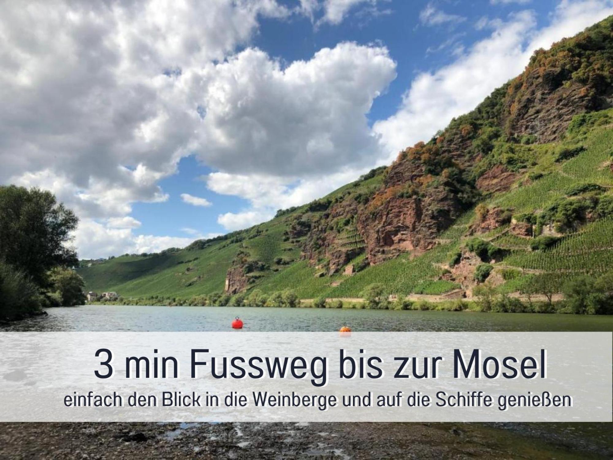 Ferienhaus Schwaab-Scherr, Genau Zwischen Bernkastel-Kues Und Traben-Trarbach, Mit Kostenlosem Oepnv-Ticket Fuer Bus Und Bahn, Parkplaetzen Und Fahrradgarage Erden Exterior foto